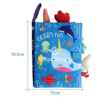 Carregar imagem no visualizador da galeria, Livrinho de Pano Animais Divertidos