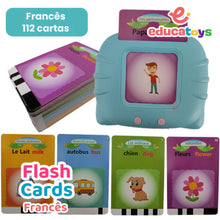 Carregar imagem no visualizador da galeria, Flash Cards Multilíngue: Inglês, Russo, Espanhol ou Francês