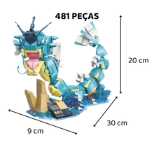 Carregar imagem no visualizador da galeria, Gyarados - Pokemon - Blocos de Montar - 481 Peças