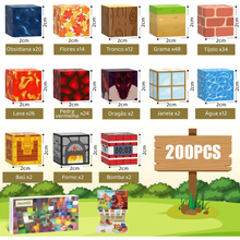 Carregar imagem no visualizador da galeria, Blocos Magnéticos Magnecraft – Kit Criativo com Peças Temáticas (100, 200, 300 ou 400 peças)