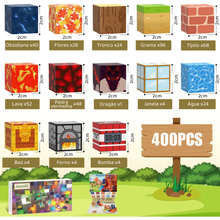 Carregar imagem no visualizador da galeria, Blocos Magnéticos Magnecraft – Kit Criativo com Peças Temáticas (100, 200, 300 ou 400 peças)