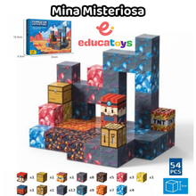 Carregar imagem no visualizador da galeria, Mina Misteriosa - 54 Peças - Blocos Magnéticos Magnecraft