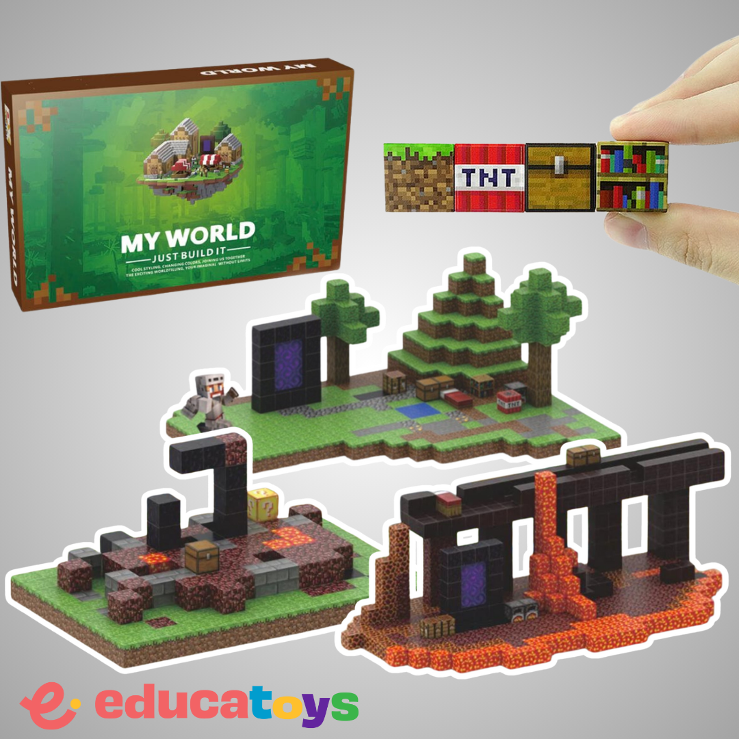 Blocos Magnéticos Minecraft - Vários Modelos