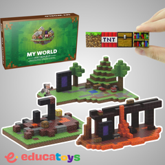 Blocos Magnéticos Minecraft - Vários Modelos