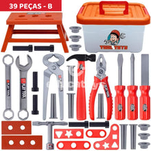 Carregar imagem no visualizador da galeria, Conjunto de Ferramentas Infantil + furadeira elétrica