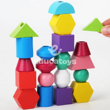 Carregar imagem no visualizador da galeria, Puzzle Montessori em Madeira