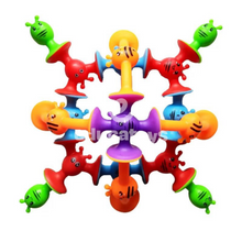 Carregar imagem no visualizador da galeria, Blocos de Silicone para Montar com Sucção - Abelhas