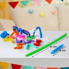 Carregar imagem no visualizador da galeria, Tubo Pop Sensorial - 36 peças 40cm
