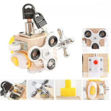 Carregar imagem no visualizador da galeria, Cubo de Atividades Montessori de Madeira!