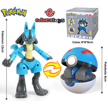 Carregar imagem no visualizador da galeria, Lucario - Pokébola com Pokémon