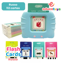 Carregar imagem no visualizador da galeria, Flash Cards Multilíngue: Inglês, Russo, Espanhol ou Francês