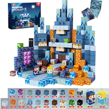 Carregar imagem no visualizador da galeria, Castelo Azul Real - 100 Peças - Blocos Magnéticos Magnecraft