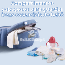 Carregar imagem no visualizador da galeria, Canguru Ergonômico Multifuncional Para Bebê - BabyNest