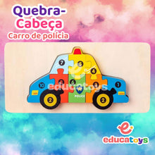 Carregar imagem no visualizador da galeria, Quebra-Cabeça de Madeira Montessori Animais