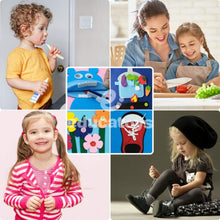 Carregar imagem no visualizador da galeria, Livro Sensorial Montessori em Feltro