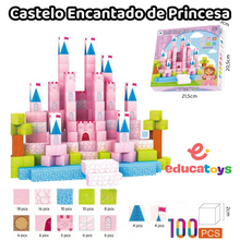 Carregar imagem no visualizador da galeria, Castelo Encantado de Princesa- 100 peças - Blocos Magnéticos Magnecraft