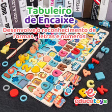 Carregar imagem no visualizador da galeria, Tabuleiro Educativo Multifuncional