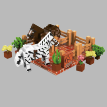 Carregar imagem no visualizador da galeria, Estábulo dos Cavalos Selvagens - Personagens - Blocos Magnéticos Magnecraft