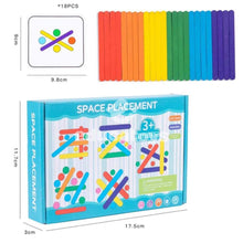 Carregar imagem no visualizador da galeria, Desafio do Arco-Íris: Puzzle de Varas de Madeira