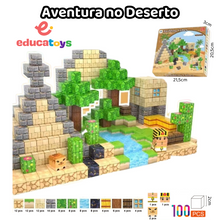 Carregar imagem no visualizador da galeria, Aventura no Deserto - 100 peças - Blocos Magnéticos Magnecraft