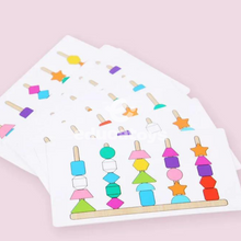 Carregar imagem no visualizador da galeria, Puzzle Montessori em Madeira