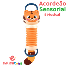 Carregar imagem no visualizador da galeria, Acordeão Sensorial e Musical Montessori