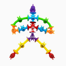 Carregar imagem no visualizador da galeria, Blocos de Silicone para Montar com Sucção - Abelhas