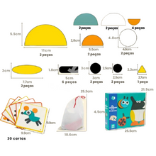 Carregar imagem no visualizador da galeria, Conjunto Geométrico Animalino