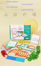 Carregar imagem no visualizador da galeria, Quebra-Cabeça de Anéis e Varas de Madeira