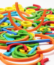 Carregar imagem no visualizador da galeria, Quebra-Cabeça de Anéis e Varas de Madeira