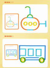 Carregar imagem no visualizador da galeria, Quebra-Cabeça de Anéis e Varas de Madeira