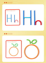 Carregar imagem no visualizador da galeria, Quebra-Cabeça de Anéis e Varas de Madeira