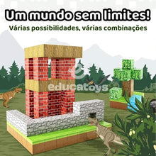 Carregar imagem no visualizador da galeria, Blocos de Construção Magnética Minecraft - 48/64/75/100/144 peças
