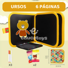 Carregar imagem no visualizador da galeria, Livro de Graffiti Portátil Infantil