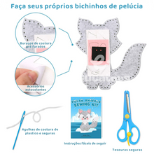 Carregar imagem no visualizador da galeria, Kit de Costura Infantil Montessori - Alinhavo