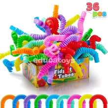 Carregar imagem no visualizador da galeria, Tubo Pop Sensorial - 36 peças 40cm