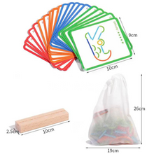 Carregar imagem no visualizador da galeria, Quebra-Cabeça de Anéis e Varas de Madeira