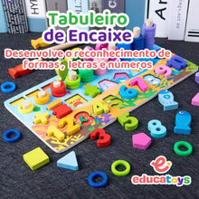 Carregar imagem no visualizador da galeria, Tabuleiro Educativo Multifuncional