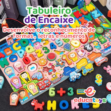 Carregar imagem no visualizador da galeria, Tabuleiro Educativo Multifuncional