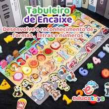 Carregar imagem no visualizador da galeria, Tabuleiro Educativo Multifuncional