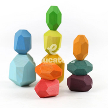 Carregar imagem no visualizador da galeria, Pedras de Madeira Montessori