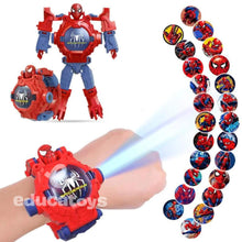 Carregar imagem no visualizador da galeria, Relógio Transformável dos Super-heróis