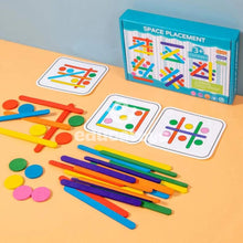 Carregar imagem no visualizador da galeria, Desafio do Arco-Íris: Puzzle de Varas de Madeira