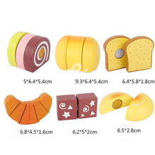 Carregar imagem no visualizador da galeria, Kit Cozinha Montessori em madeira com ímã
