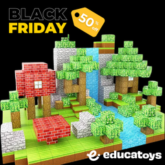 Blocos de Construção Magnética Minecraft - 48/64/75/100/144 peças