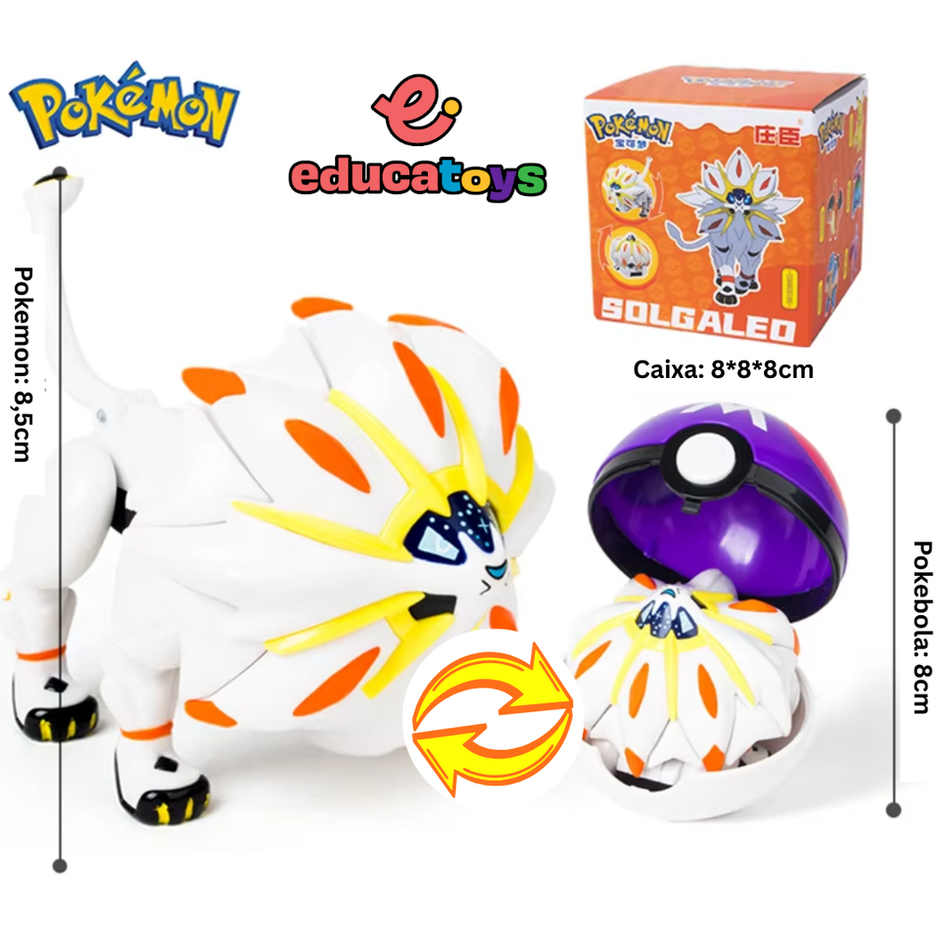Solgaleo - Pokébola com Pokémon