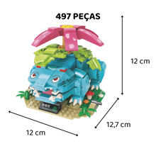 Carregar imagem no visualizador da galeria, Venusaur - Pokemon - Blocos de Montar - 497 Peças
