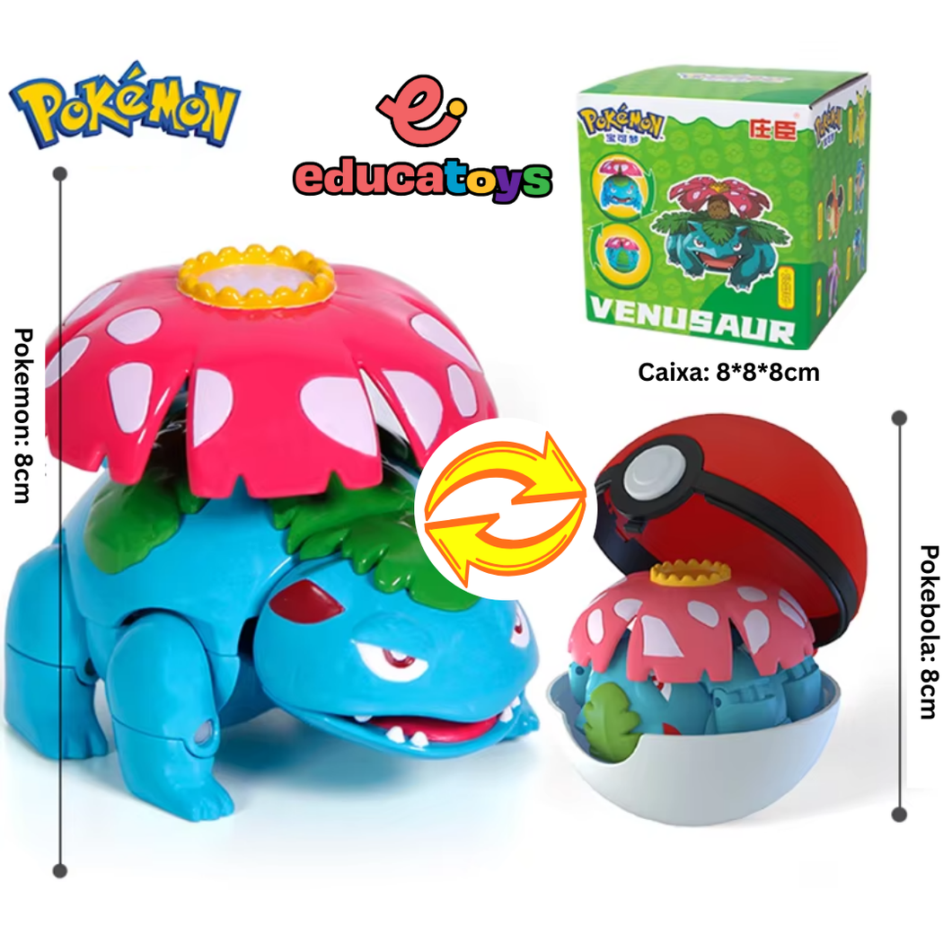 Venusaur - Pokébola com Pokémon