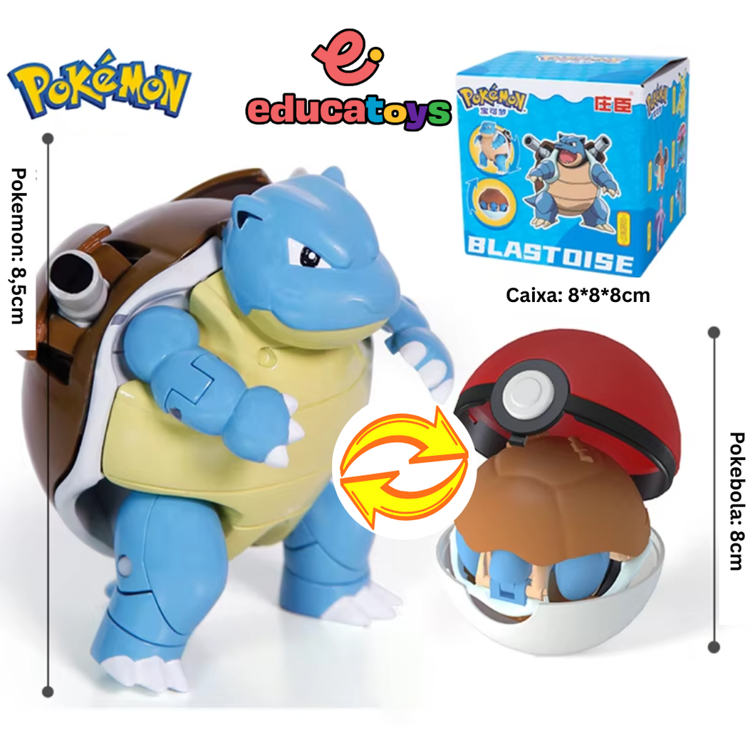 Blastoise - Pokébola com Pokémon