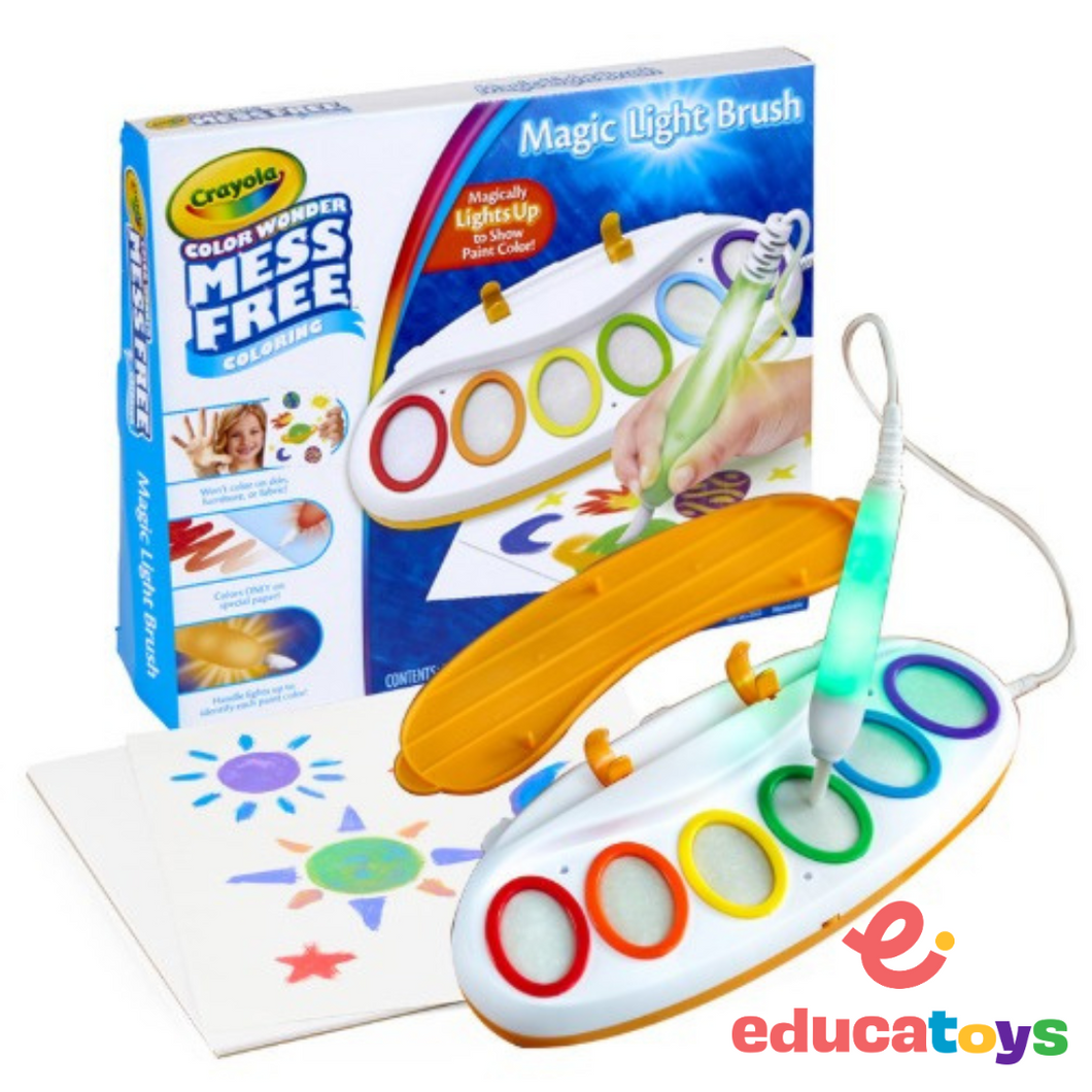 Crayola Magic Light Brush - Pintura sem bagunça